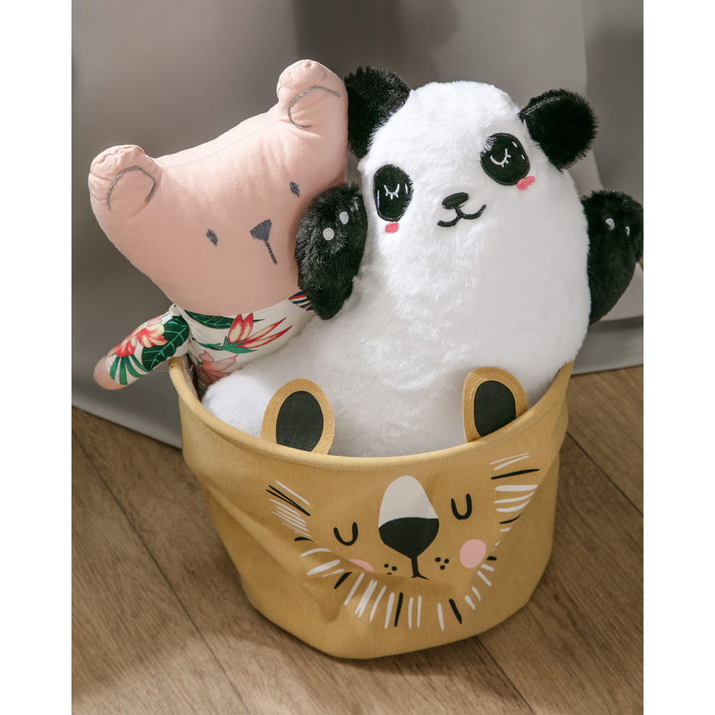 Vankúš - plyšák HUGGIE PANDA 50x33 cm