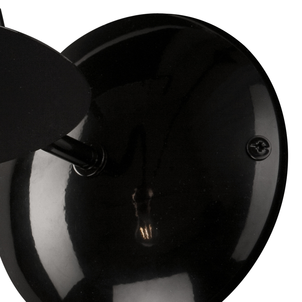 Industriálne nástenné svietidlo ALICE čierne