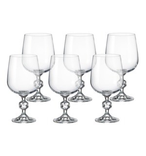 Sada 6 pohárov na víno STERNA 340 ml
