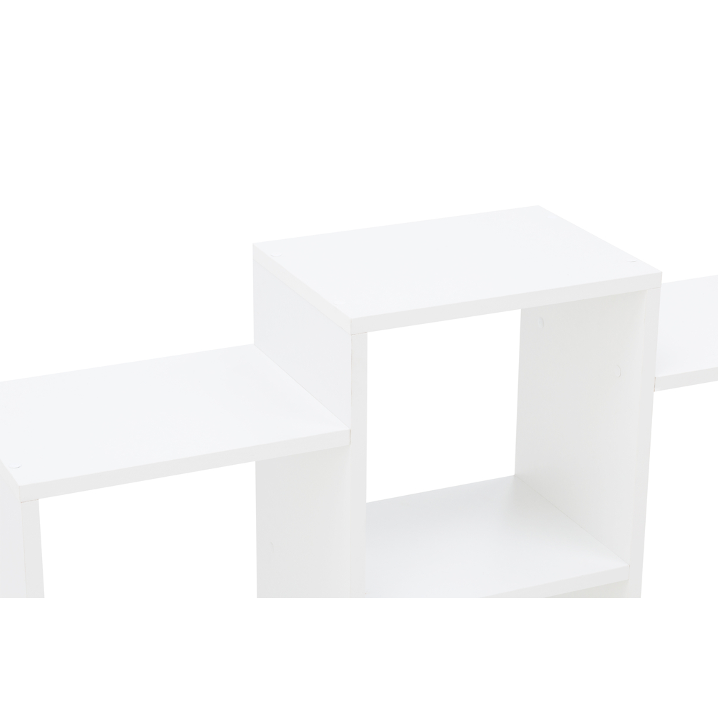 Závesná knižnica biela TRIO