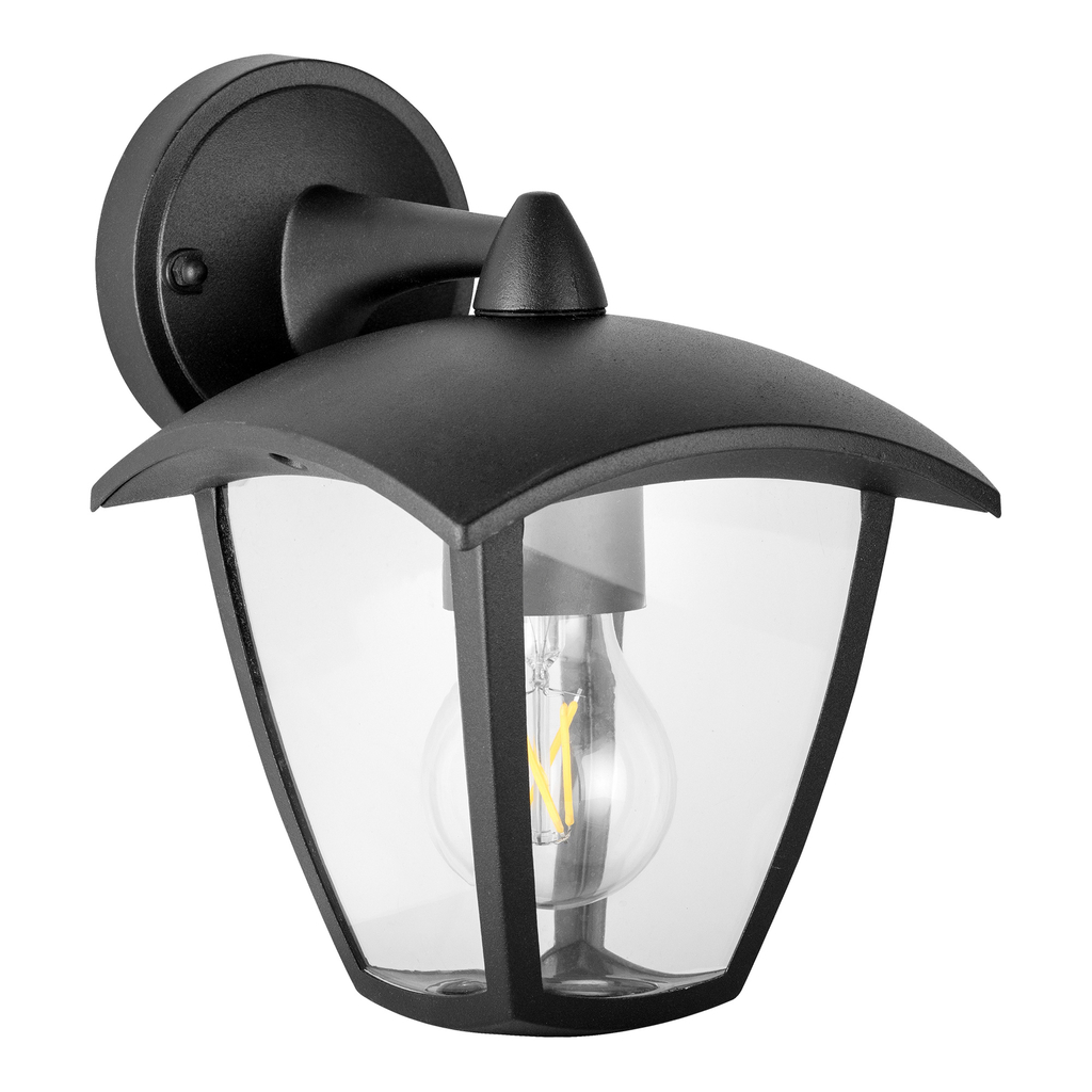 Vonkajšie nástenné svietidlo čierne IGMA