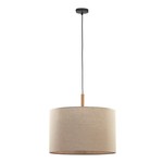 Sivá závesná lampa DEVA NATURE I