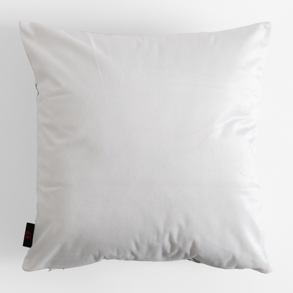 Dekoračná obliečka na vankúš KVET bielej farby OLIVE 45x45 cm