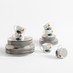 Jedálenská a kávová súprava REEF, 30-dielna