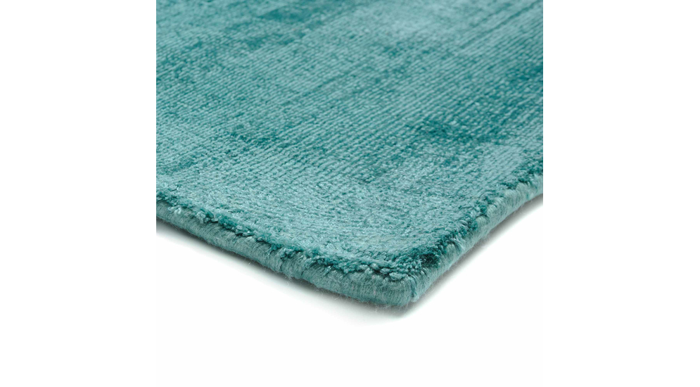 Ručne tkaný tyrkysový viskózový koberec 280x380 cm