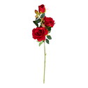 Umelý kvet červená ruža 85 cm