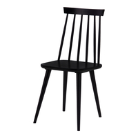 Čierna drevená stolička TANARO
