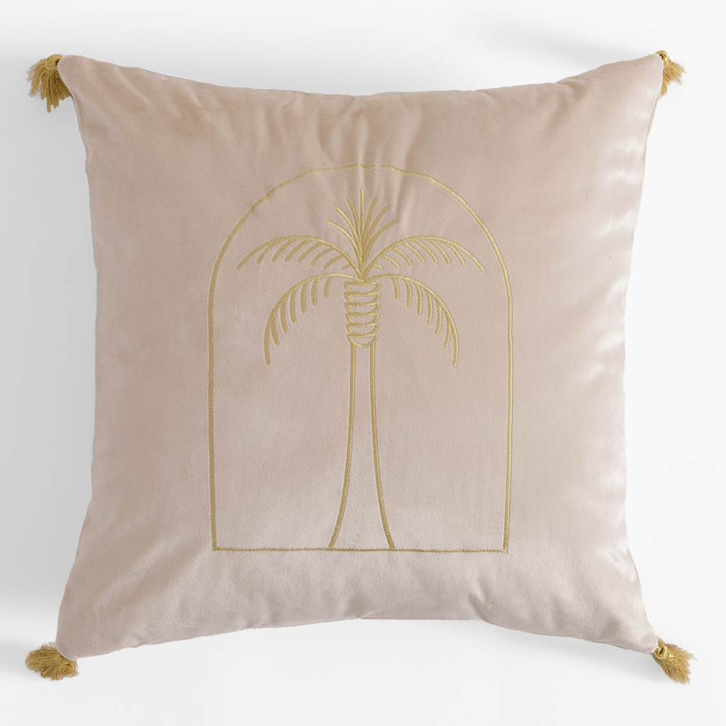 Dekoračná obliečka na vankúš v prírodnej farbe DJERBA 45x45 cm