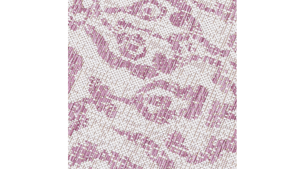 Koberec na terasu klasický ružový PIATTO 200 x 290 cm