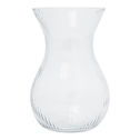 Sklenená váza LYRA pruhovaná 18 cm