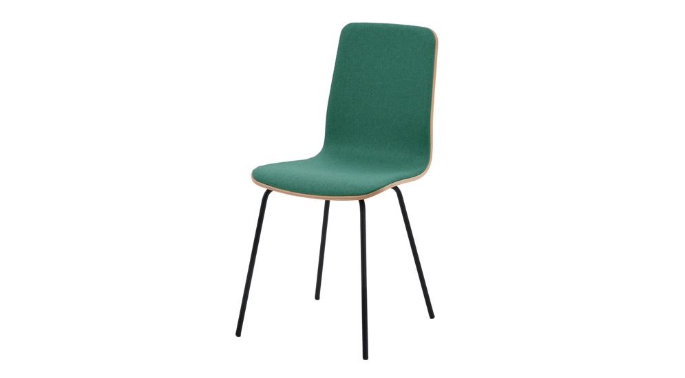 Čalúnená stolička VINGE v morskej farbe