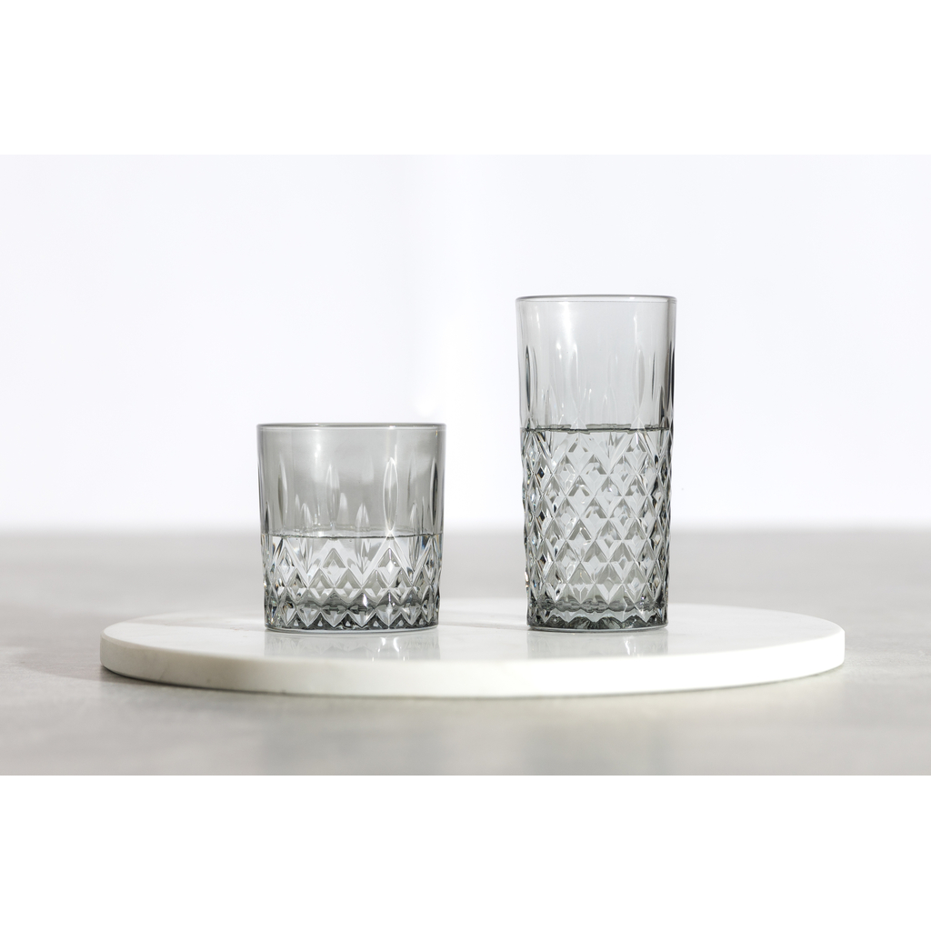 Pohár na studené nápoje ,vysoký šedý 300 ml