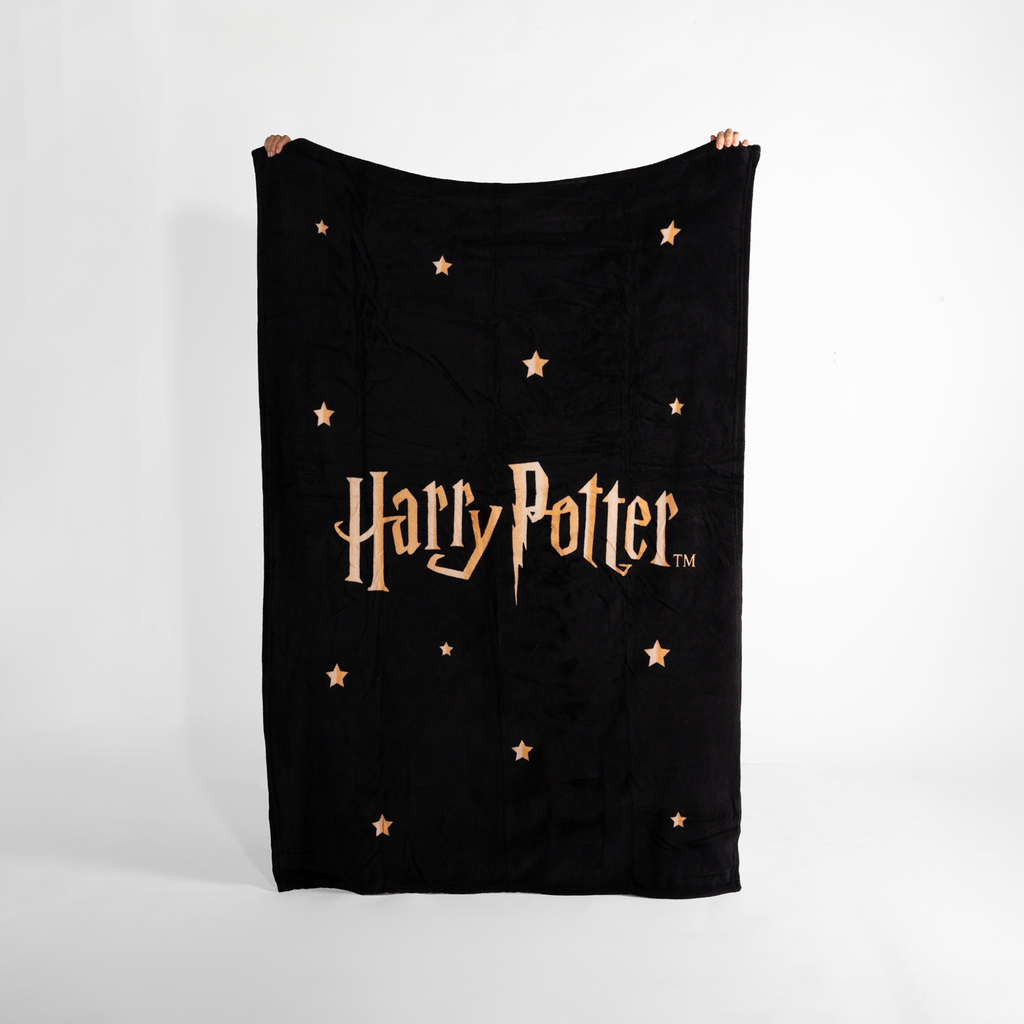 Čierna deka HARRY POTTER 130x170 cm