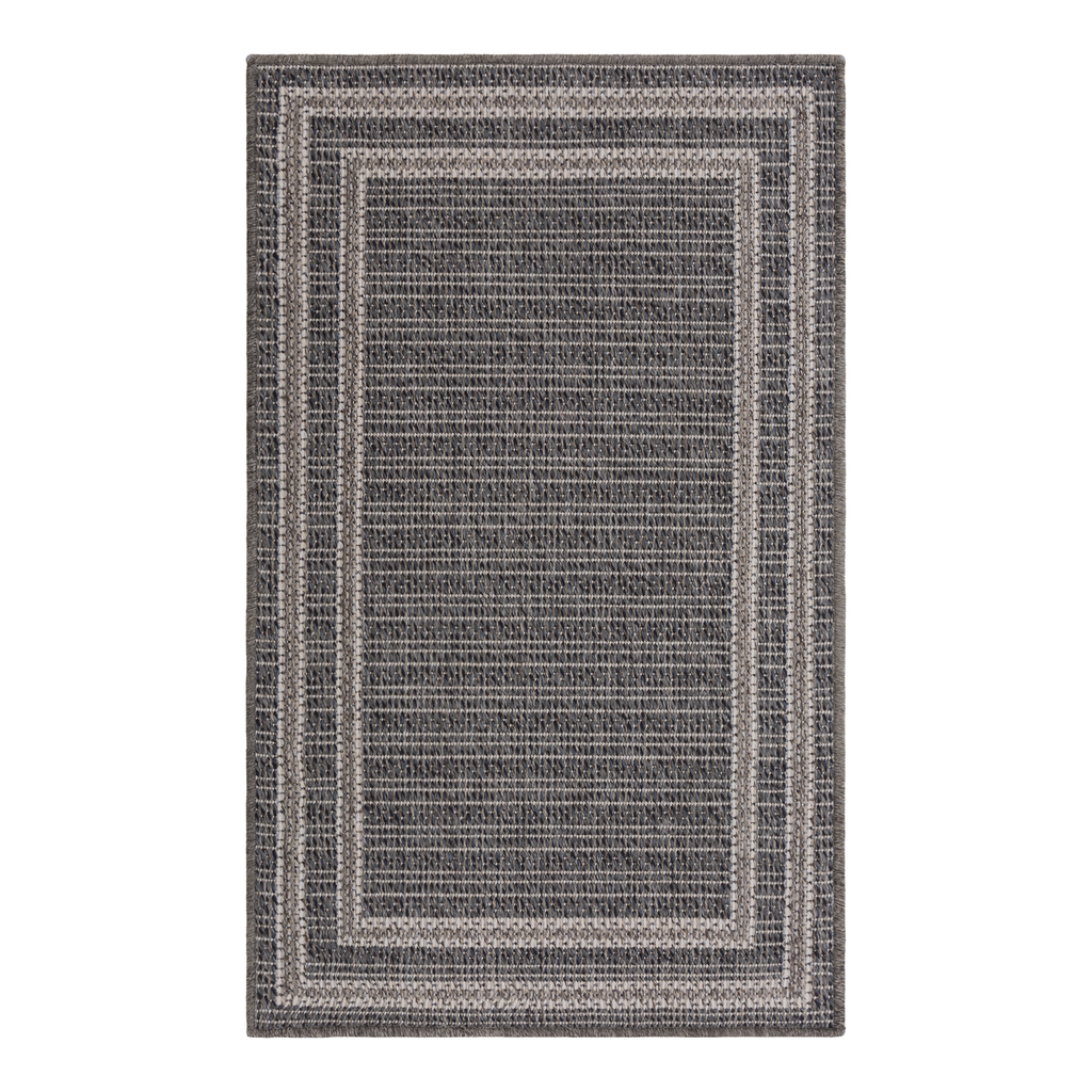 Vonkajší koberec PALERMO, sivý 60x100 cm