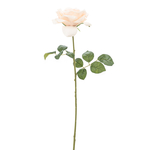 Umelý kvet RUŽA biela 53 cm