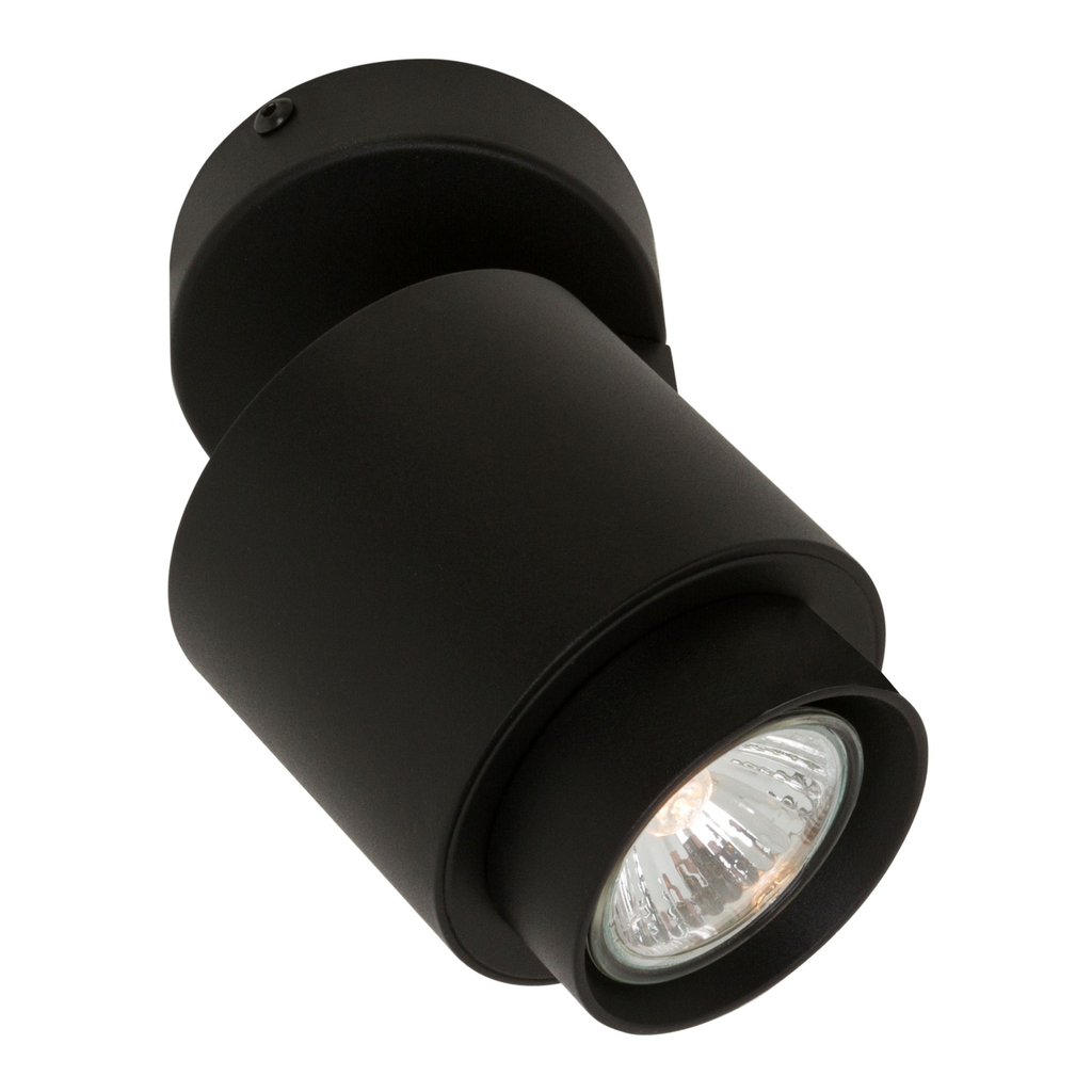 Závesné bodové svietidlo čierne SCOPY1