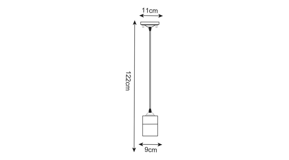 Závesná lampa PORTO CL19020-1P-BL
