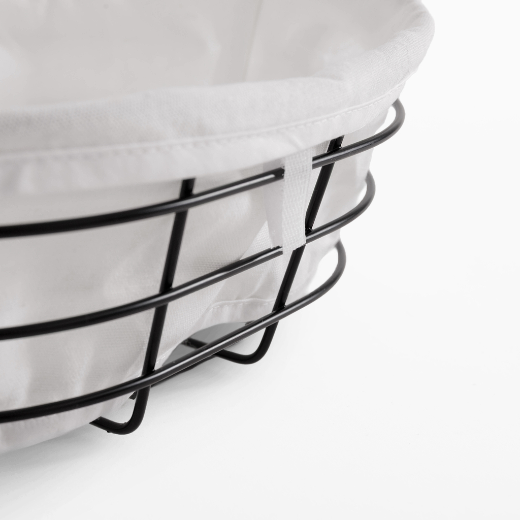 Košík na chlieb s bavlnenou vložkou 29x21 cm