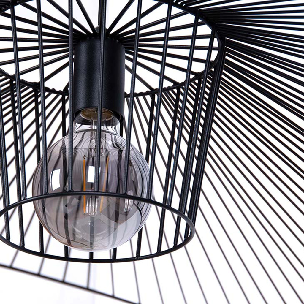 Závesné svietidlo KAPELUSZ čierna