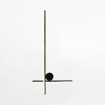 Minimalistické nástenné svietidlo LED čierne MILL