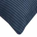 Menčestrová obliečka na vankúš COURDUROY, námornícka modrá 45x45 cm