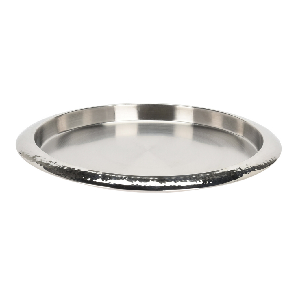 Okrúhly oceľový podnos 35 cm