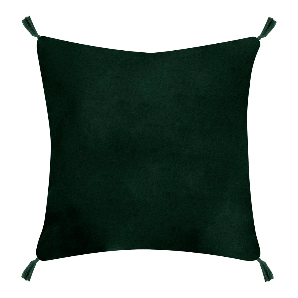 Ozdobná obliečka s motívom listov so strapcami BANANA 45 x 45 cm