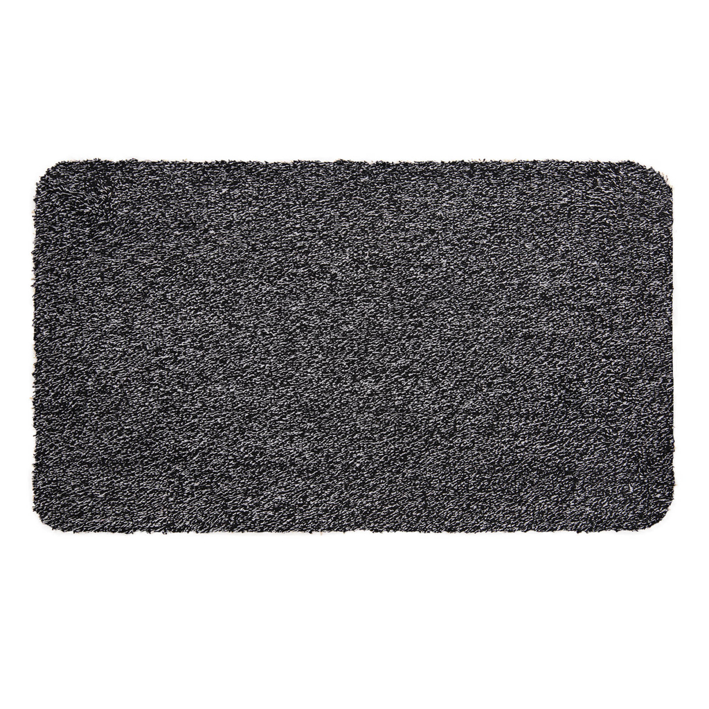 Čierna rohožka s podkladom z TPR 45x70 cm