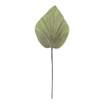 Umelý zelený list 85 cm