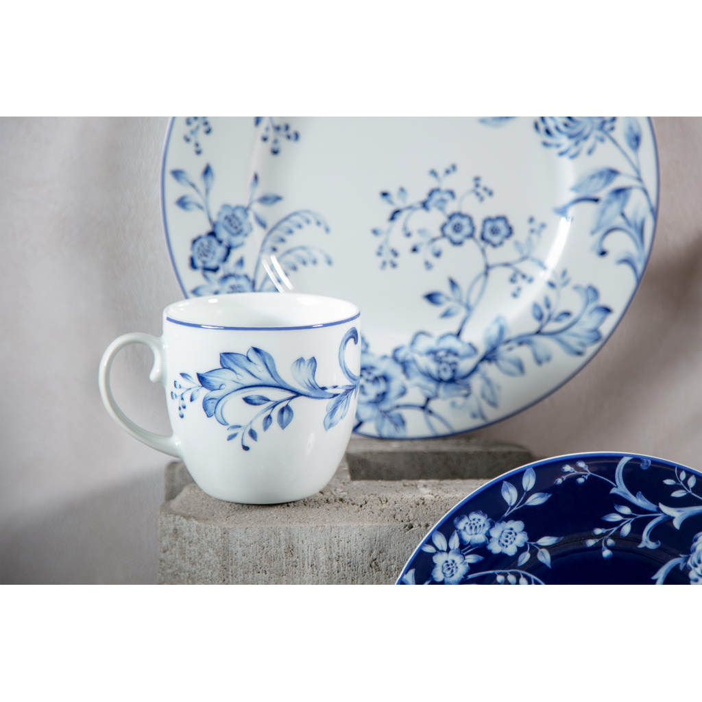 Dezertný tanier EVIA BLUE porcelán Bogucice 23 cm