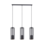 Závesné svietidlo FALCON 3 tienidlá lišta čierna