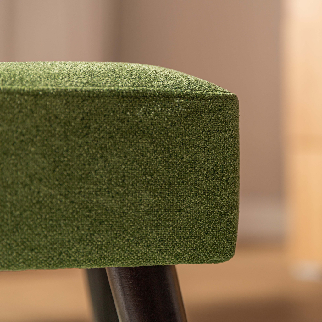 Čalúnená stolička TRINKETY zelená