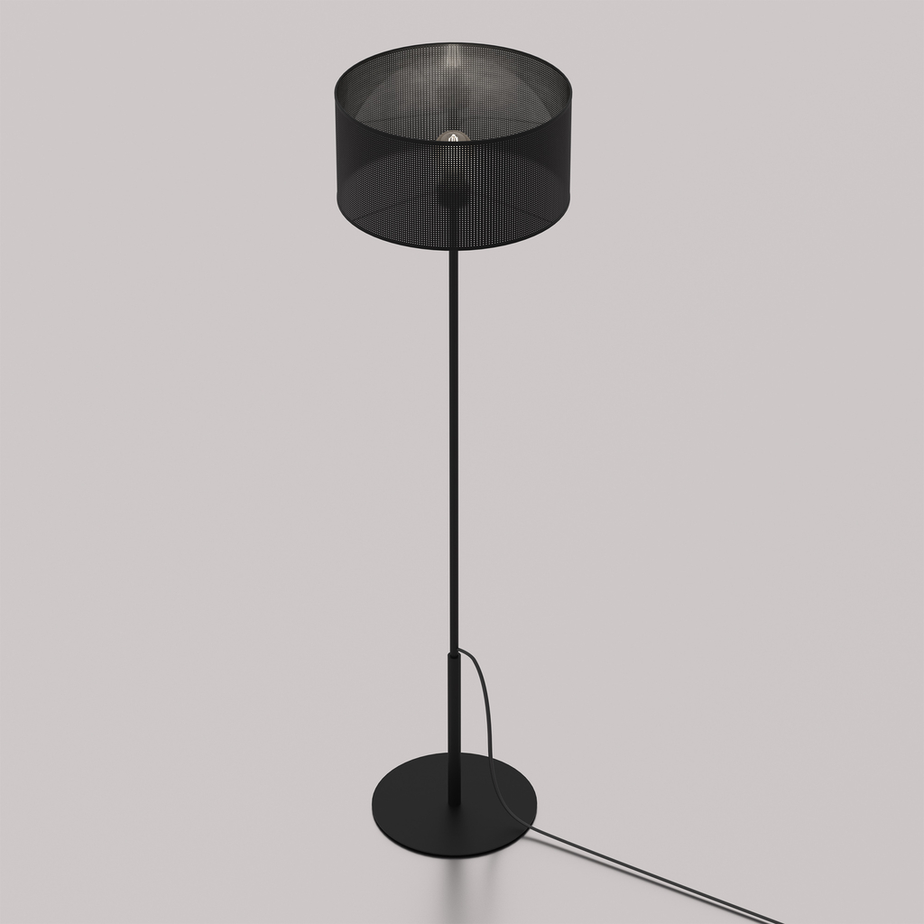 Stojacia lampa čierna LOFT