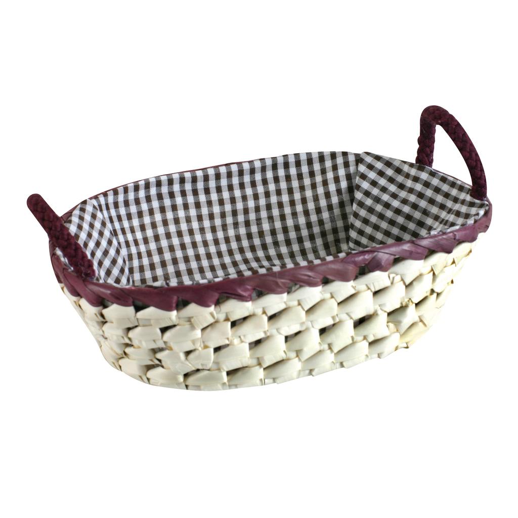 Tkaný košík na chlieb PALMA MIX 25x18x7 cm