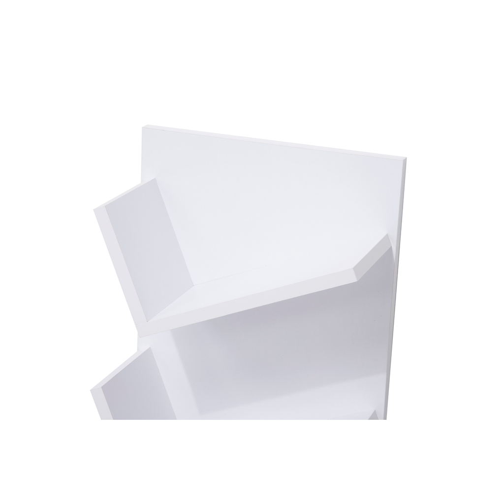 Asymetrická polica VERSA biela