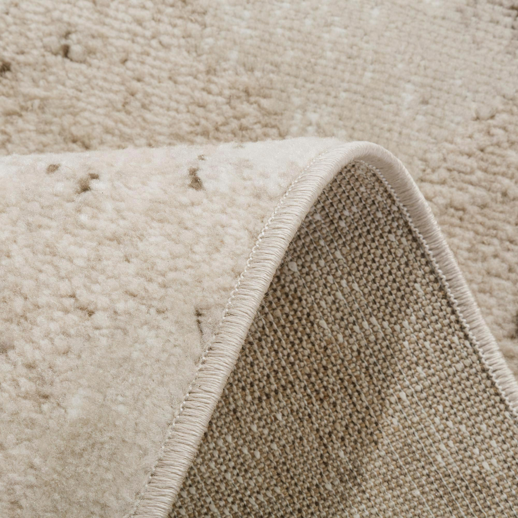 Abstraktný koberec v béžovej farbe MIRACLE 80x150 cm