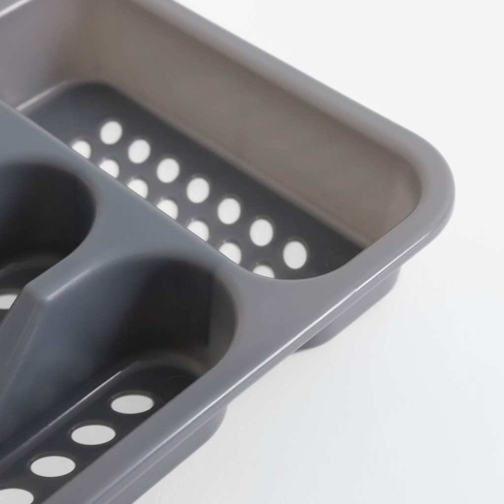 Súprava príborov v sivej farbe LORTIS 24-dielna