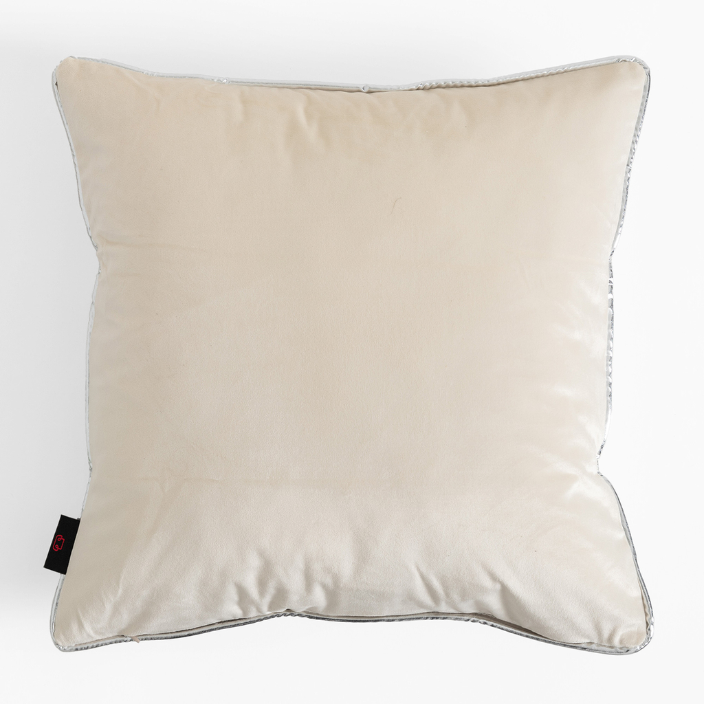 Obliečka na vankúš s motívom slona v bielej farbe DAIRA 45x45 cm