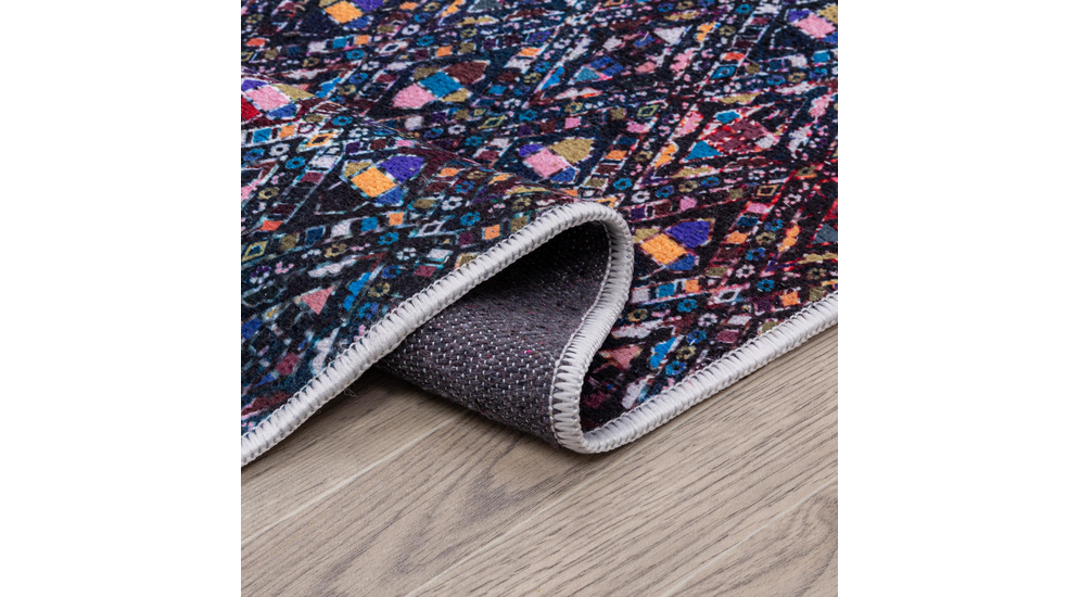 Farebný koberec s mozaikou MARTINEZ, 80x150 cm