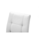 Biela stolička na lyžine VISTA II