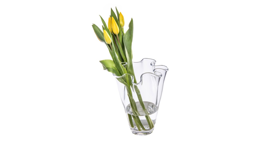 Váza s volánikom 25x18 cm