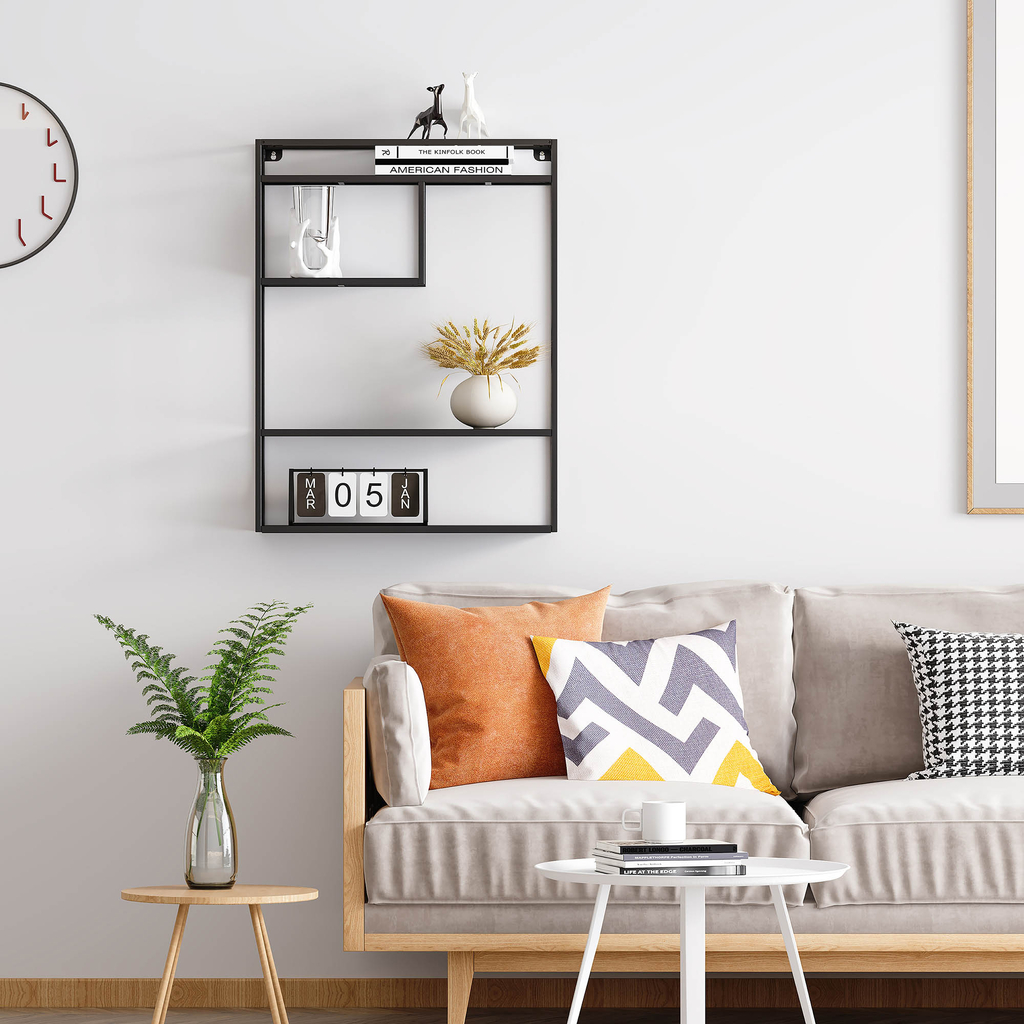 Závesná kovová polica 65 cm SALISTAR