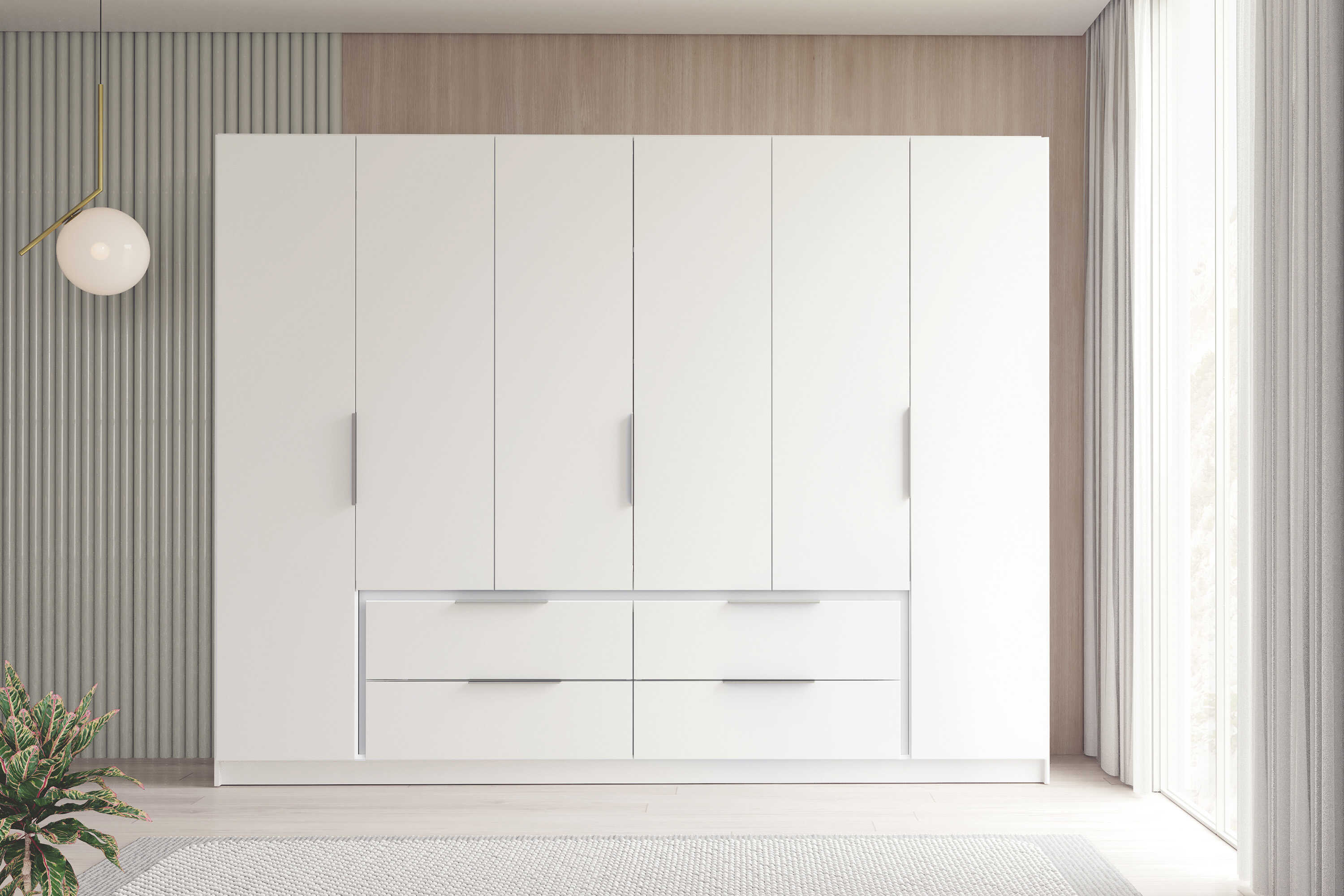  Veľká skriňa LUANO biela matná