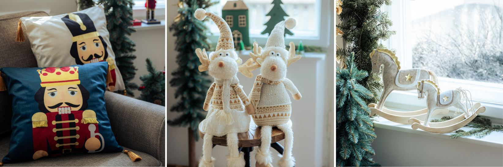 Nové hračky - snehuliaci, sobi a škriatkovia