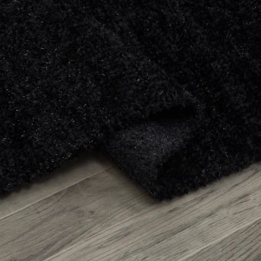 Čierny koberec LUND 50x80 cm