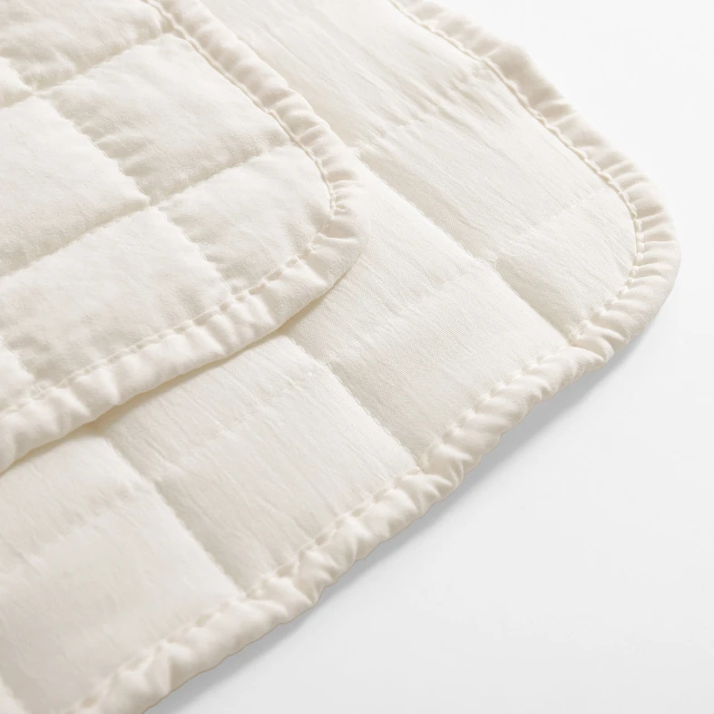 Prehoz na posteľ v krémovej farbe GISELLE 200x220 cm