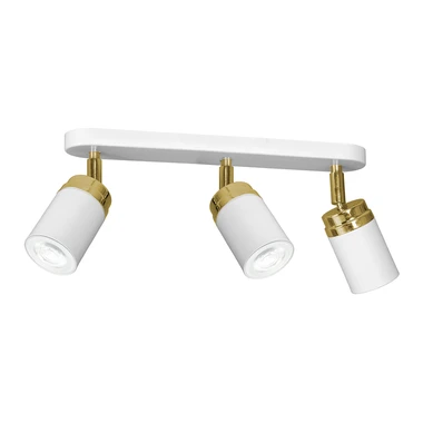 Bodové svietidlo bielo-zlaté 3xGU10 RENO III