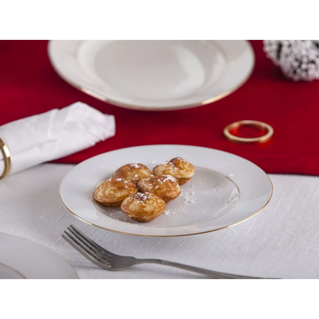 Dezertný tanier MARIA PAULA Zlatá línia 20 cm