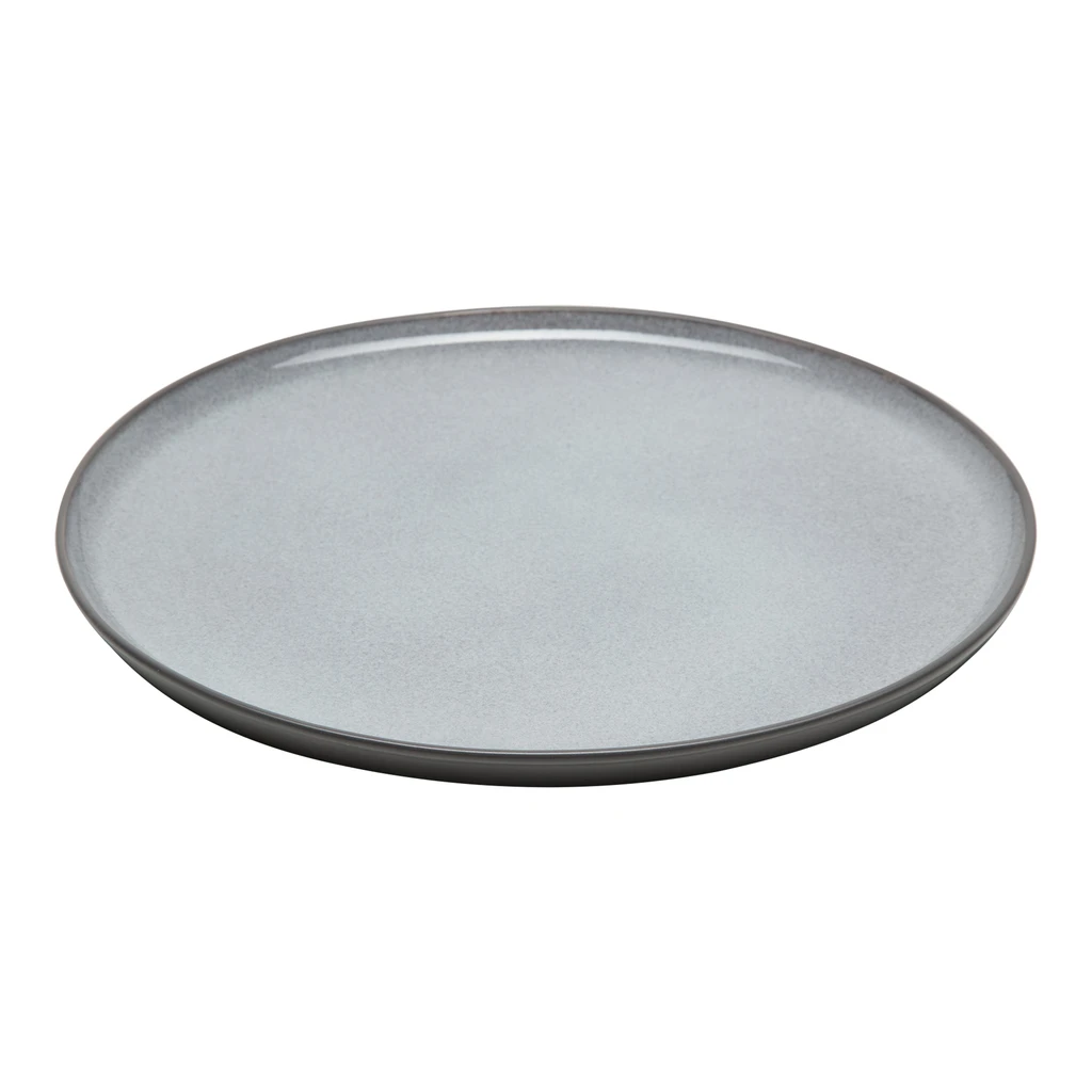 Plytký keramický tanier ZUZE sivý 27 cm