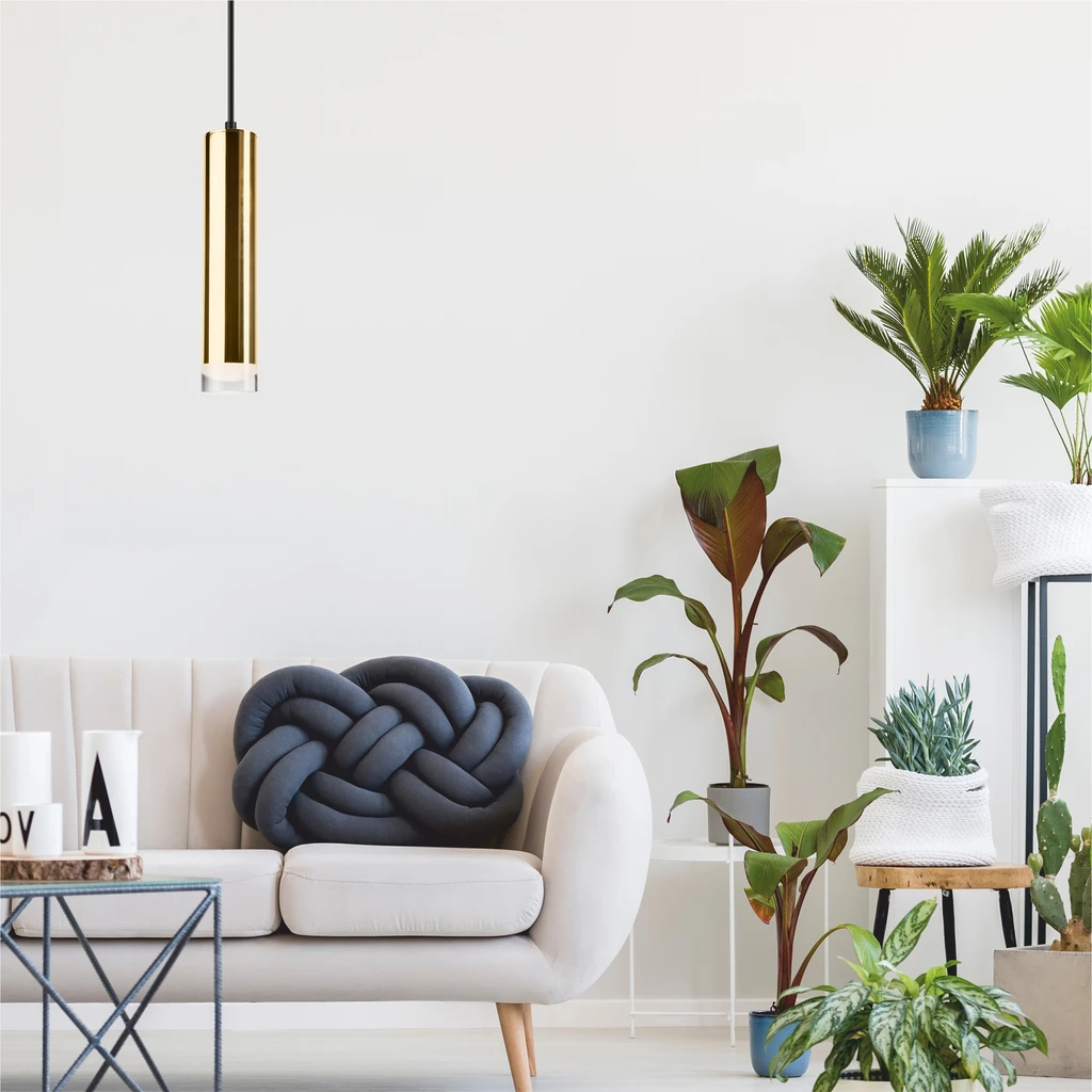 Luster na lanku tuba zlatá DIEGO I